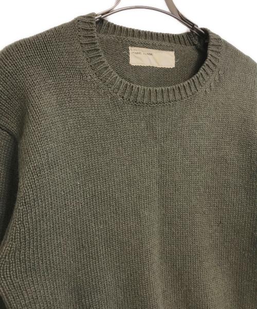 COMME des GARCONS HOMME（コムデギャルソン オム）COMME des GARCONS HOMME (コムデギャルソン オム) 00's ウールニット オリーブ サイズ:表記なしの古着・服飾アイテム