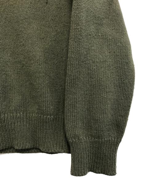 COMME des GARCONS HOMME（コムデギャルソン オム）COMME des GARCONS HOMME (コムデギャルソン オム) 00's ウールニット オリーブ サイズ:表記なしの古着・服飾アイテム
