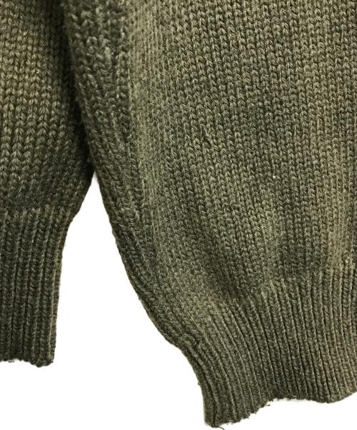 COMME des GARCONS HOMME（コムデギャルソン オム）COMME des GARCONS HOMME (コムデギャルソン オム) 00's ウールニット オリーブ サイズ:表記なしの古着・服飾アイテム