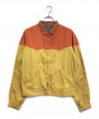 VINTAGEヴィンテージ）の古着「リバーシブルジャケット」｜黄緑×オレンジ