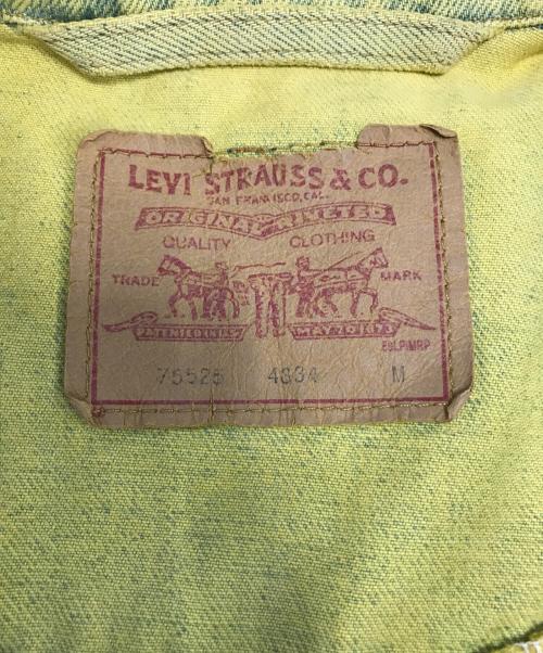 LEVI'S（リーバイス）LEVI'S (リーバイス) カラーデニムジャケット イエロー サイズ:Mの古着・服飾アイテム