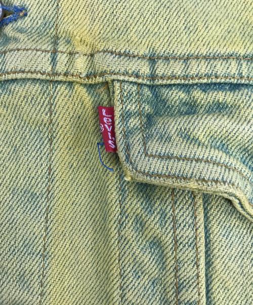 LEVI'S（リーバイス）LEVI'S (リーバイス) カラーデニムジャケット イエロー サイズ:Mの古着・服飾アイテム