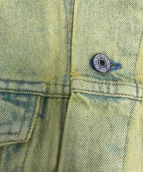 LEVI'S（リーバイス）LEVI'S (リーバイス) カラーデニムジャケット イエロー サイズ:Mの古着・服飾アイテム