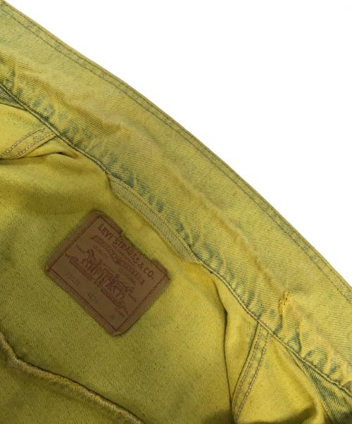 LEVI'S（リーバイス）LEVI'S (リーバイス) カラーデニムジャケット イエロー サイズ:Mの古着・服飾アイテム