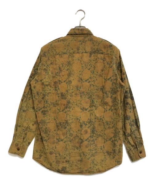 POLO RALPH LAUREN（ポロ・ラルフローレン）POLO RALPH LAUREN (ポロ・ラルフローレン) エポレット付総柄シャツ ブラウン サイズ:Sの古着・服飾アイテム