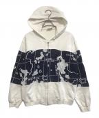 HAI SPORTING GEARハイスポーツギア）の古着「ジップパーカー」｜ホワイト