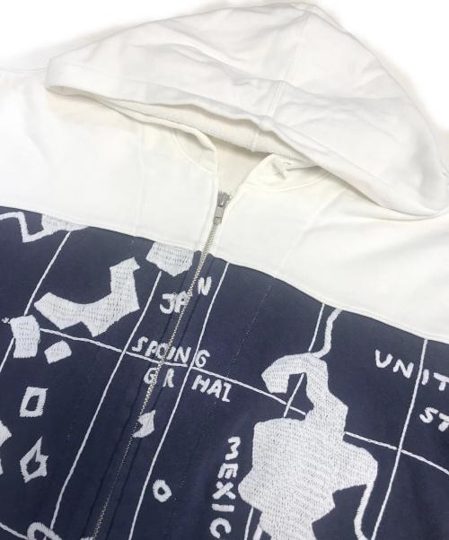 HAI SPORTING GEAR（ハイスポーツギア）HAI SPORTING GEAR (ハイスポーツギア) ジップパーカー ホワイト サイズ:表記なしの古着・服飾アイテム