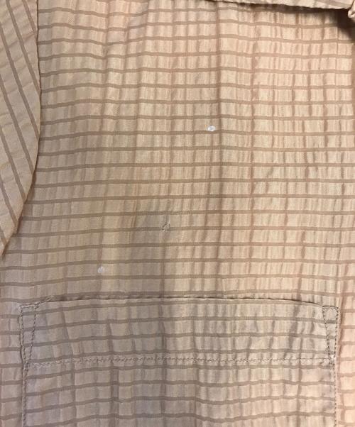 Brewsier（ブリュースター）Brewsier (ブリュースター) シアサッカーシャツ カーキ サイズ:Mの古着・服飾アイテム