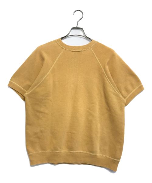 akom（アコム）akom (アコム) 半袖スウェット ブラウン×ベージュ サイズ:表記なしの古着・服飾アイテム