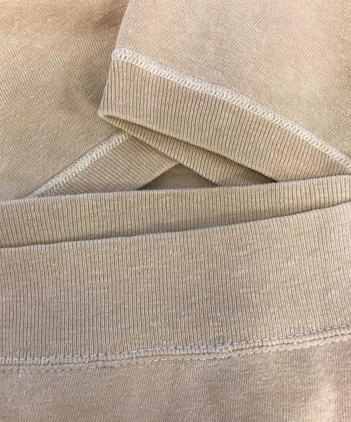 akom（アコム）akom (アコム) 半袖スウェット ブラウン×ベージュ サイズ:表記なしの古着・服飾アイテム