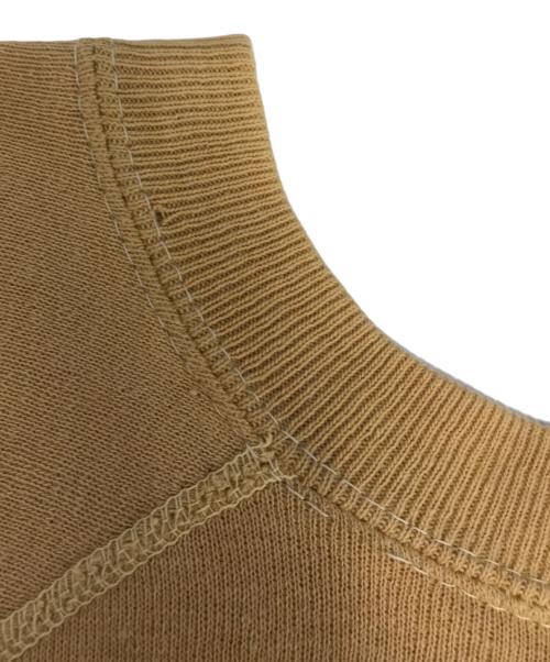 akom（アコム）akom (アコム) 半袖スウェット ブラウン×ベージュ サイズ:表記なしの古着・服飾アイテム