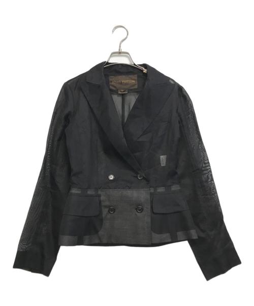 LOUIS VUITTON（ルイ ヴィトン）LOUIS VUITTON (ルイ ヴィトン) ダブルシアージャケット ブラック サイズ:34の古着・服飾アイテム