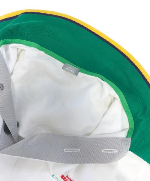 kolor/BEACON（カラービーコン）kolor/BEACON (カラービーコン) 鹿の子ポロシャツ ホワイト サイズ:2の古着・服飾アイテム