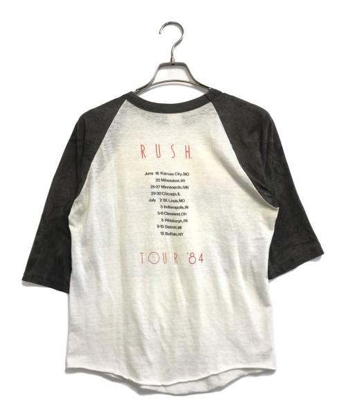 バンドTシャツ（バンドTシャツ）バンドTシャツ (バンドTシャツ) RUSH(ラッシュ) バンドTシャツ カーキ サイズ:Lの古着・服飾アイテム
