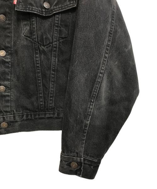 LEVI'S（リーバイス）LEVI'S (リーバイス) 後染めブラックデニムジャケット ブラック サイズ:Sの古着・服飾アイテム