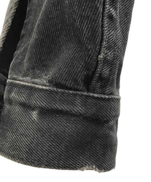 LEVI'S（リーバイス）LEVI'S (リーバイス) 後染めブラックデニムジャケット ブラック サイズ:Sの古着・服飾アイテム