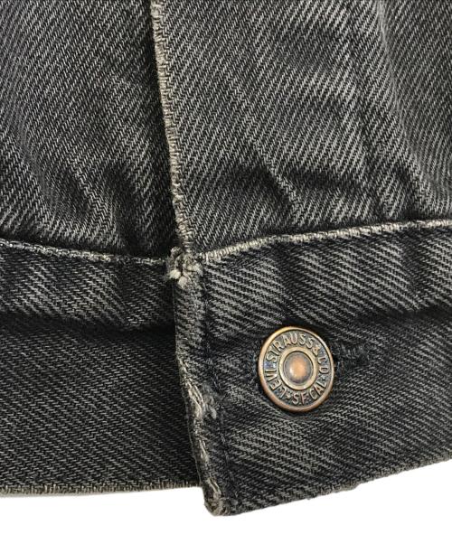 LEVI'S（リーバイス）LEVI'S (リーバイス) 後染めブラックデニムジャケット ブラック サイズ:Sの古着・服飾アイテム