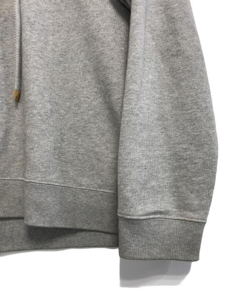 LOEWE（ロエベ）LOEWE (ロエベ) Anagram Leather Patch Hoodie グレー サイズ:Mの古着・服飾アイテム