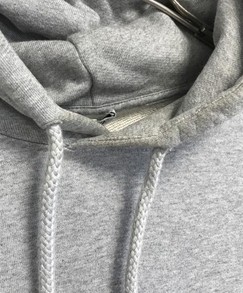 LOEWE（ロエベ）LOEWE (ロエベ) Anagram Leather Patch Hoodie グレー サイズ:Mの古着・服飾アイテム