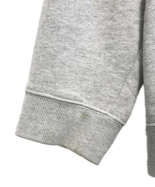 LOEWE（ロエベ）LOEWE (ロエベ) Anagram Leather Patch Hoodie グレー サイズ:Mの古着・服飾アイテム