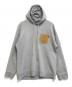 LOEWE（ロエベ）の古着「Anagram Leather Patch Hoodie」｜グレー