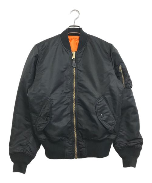 ALPHA（アルファ）ALPHA (アルファ) MA-1ジャケット ブラック サイズ:XSの古着・服飾アイテム