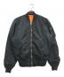 ALPHA（アルファ）の古着「MA-1ジャケット」｜ブラック