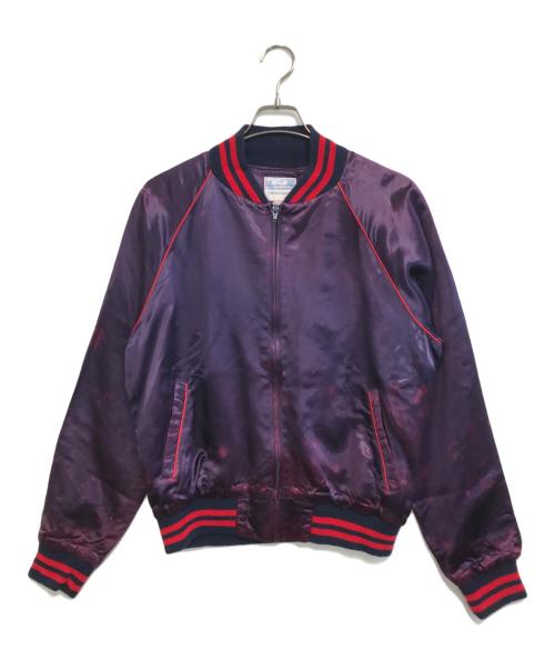 DISNEY（ディズニー）DISNEY (ディズニー) サテンスタジャン パープル サイズ:Lの古着・服飾アイテム