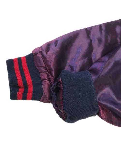 DISNEY（ディズニー）DISNEY (ディズニー) サテンスタジャン パープル サイズ:Lの古着・服飾アイテム