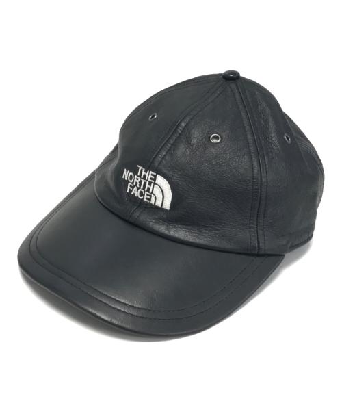 SUPREME（シュプリーム）SUPREME (シュプリーム) THE NORTH FACE (ザ ノース フェイス) レザーキャップ ブラック サイズ:ONE SIZEの古着・服飾アイテム