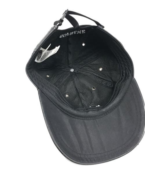 SUPREME（シュプリーム）SUPREME (シュプリーム) THE NORTH FACE (ザ ノース フェイス) レザーキャップ ブラック サイズ:ONE SIZEの古着・服飾アイテム