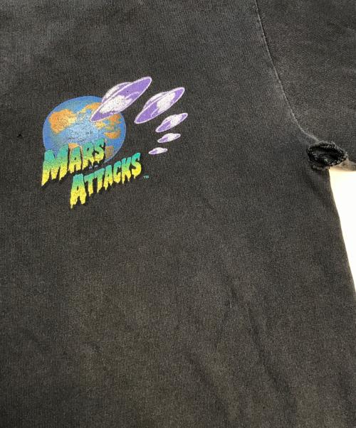 ムービーTシャツ（ムービーTシャツ）ムービーTシャツ (ムービーTシャツ) MARS ATTACKS(マーズアタック) ムービーTシャツ ブラック サイズ:Lの古着・服飾アイテム