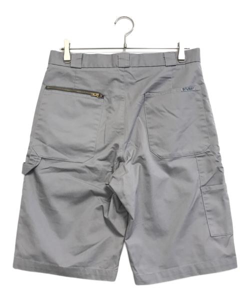 stussy（ステューシー）stussy (ステューシー) ワークハーフパンツ グレー サイズ:32の古着・服飾アイテム