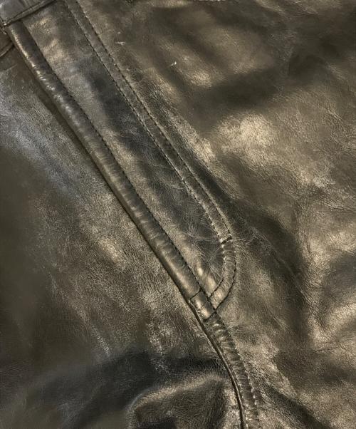 GAP（ギャップ）GAP (ギャップ) レザーパンツ ブラック サイズ:W32 L30の古着・服飾アイテム