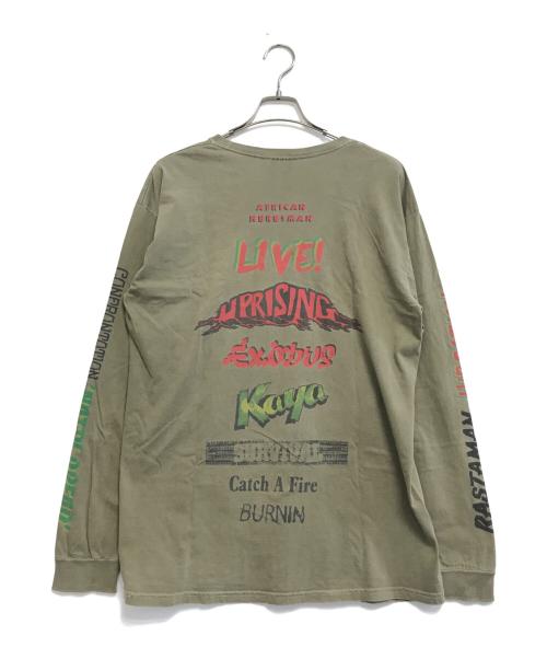 stussy（ステューシー）stussy (ステューシー) 長袖Tシャツ グリーン サイズ:Ⅼの古着・服飾アイテム