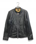 DANKE SCHONダンケ シェーン）の古着「シングルライダースジャケット」｜ブラック