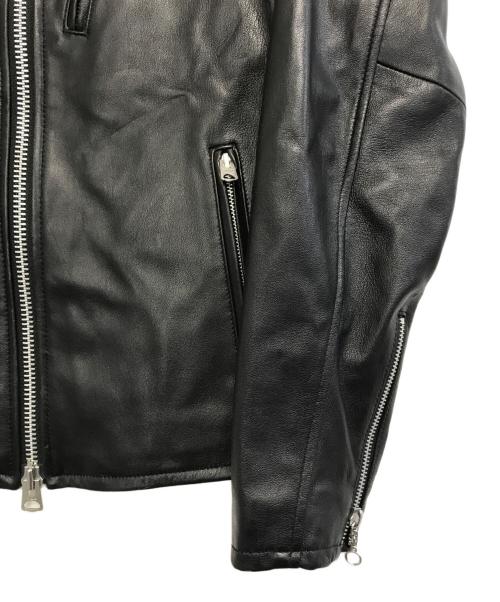 DANKE SCHON（ダンケ シェーン）DANKE SCHON (ダンケ シェーン) シングルライダースジャケット ブラック サイズ:Ｍの古着・服飾アイテム