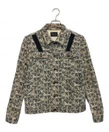 NUMBER (N)INE（ナンバーナイン）の古着「花柄トラッカージャケット」｜ベージュ