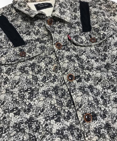 NUMBER (N)INE（ナンバーナイン）NUMBER (N)INE (ナンバーナイン) 花柄トラッカージャケット ベージュ サイズ:2の古着・服飾アイテム