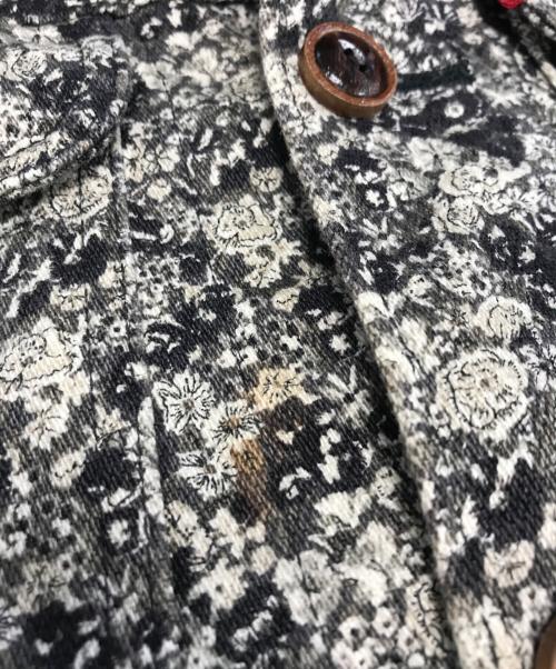 NUMBER (N)INE（ナンバーナイン）NUMBER (N)INE (ナンバーナイン) 花柄トラッカージャケット ベージュ サイズ:2の古着・服飾アイテム