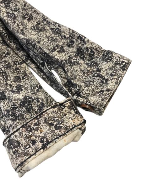 NUMBER (N)INE（ナンバーナイン）NUMBER (N)INE (ナンバーナイン) 花柄トラッカージャケット ベージュ サイズ:2の古着・服飾アイテム