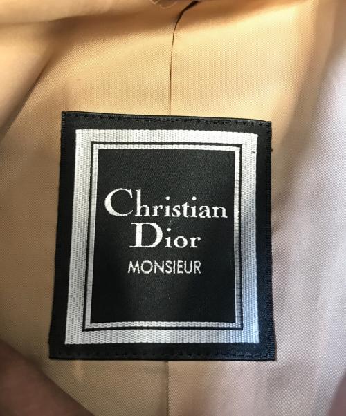Christian Dior MONSIEUR（クリスチャンディオールムッシュ）Christian Dior MONSIEUR (クリスチャンディオールムッシュ) トレンチコート ブラウン サイズ:Lの古着・服飾アイテム