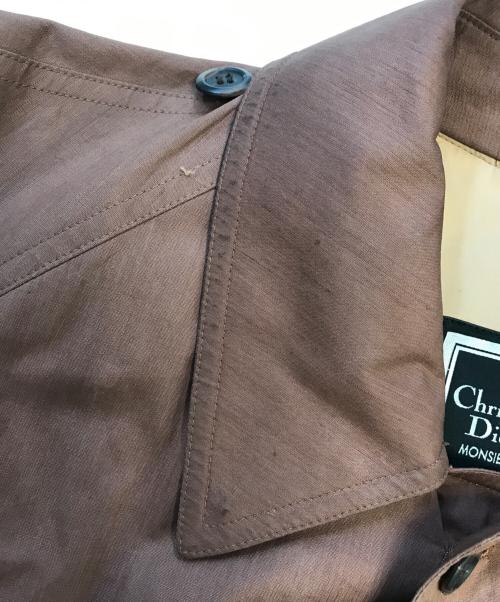 Christian Dior MONSIEUR（クリスチャンディオールムッシュ）Christian Dior MONSIEUR (クリスチャンディオールムッシュ) トレンチコート ブラウン サイズ:Lの古着・服飾アイテム