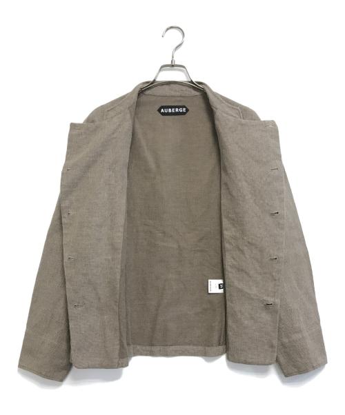 AUBERGE（オーベルジュ）AUBERGE (オーベルジュ) MALGAT コットンリネン フレンチコック ジャケット ベージュ サイズ:38の古着・服飾アイテム