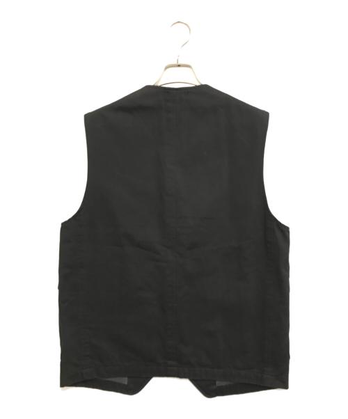 LQ...MEN（エルキューメン）LQ...MEN (エルキューメン) コットンギャバジン4ポケットベスト ブラック サイズ:表記なしの古着・服飾アイテム