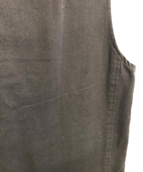 LQ...MEN（エルキューメン）LQ...MEN (エルキューメン) コットンギャバジン4ポケットベスト ブラック サイズ:表記なしの古着・服飾アイテム