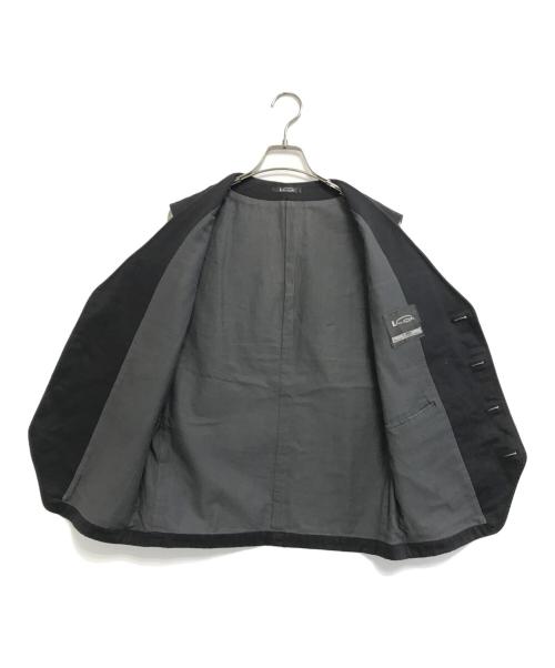 LQ...MEN（エルキューメン）LQ...MEN (エルキューメン) コットンギャバジン4ポケットベスト ブラック サイズ:表記なしの古着・服飾アイテム