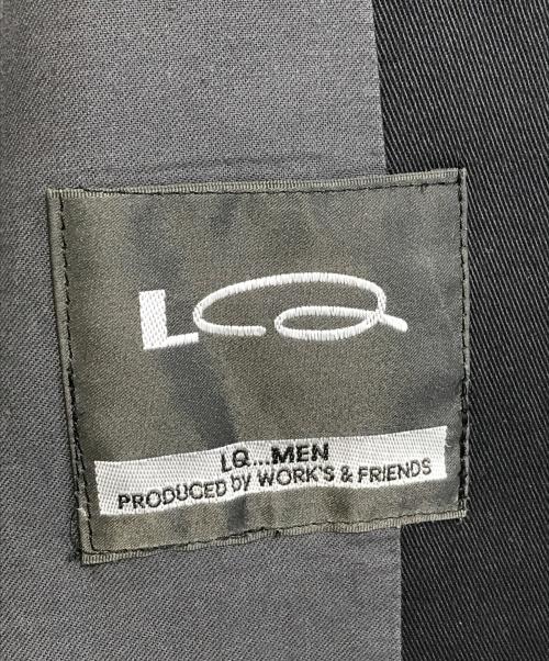 LQ...MEN（エルキューメン）LQ...MEN (エルキューメン) コットンギャバジン4ポケットベスト ブラック サイズ:表記なしの古着・服飾アイテム