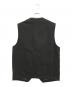 LQ...MEN (エルキューメン) コットンギャバジン4ポケットベスト ブラック サイズ:表記なし：12000円