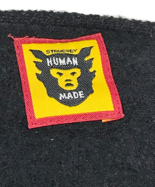 HUMAN MADE（ヒューマンメイド）HUMAN MADE (ヒューマンメイド) ウールカーディガン ブラック サイズ:Lの古着・服飾アイテム